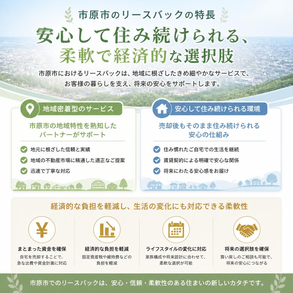 市原市のリースバックのメリット